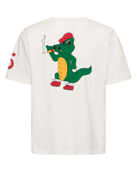Bode Herren T-Shirt „Reptile Rec“ in White für Herren