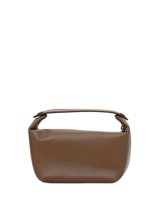 The Row Brown Les Bains Smooth Leather Bag