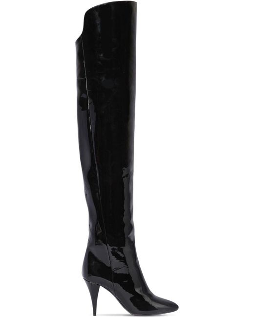Saint Laurent Black Kiki 85mm Knee-length Boots