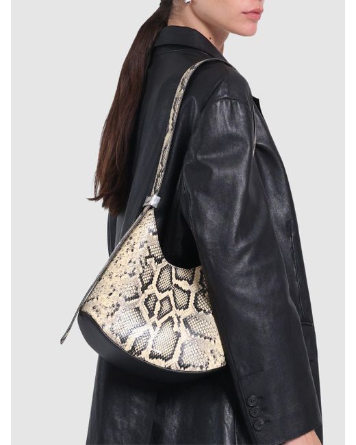 JilSander Eldorado Python-Print Leather