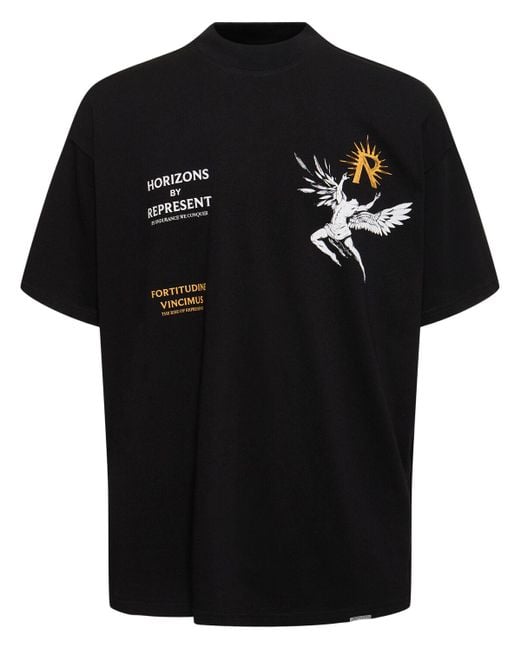 メンズ Represent Icarus Tシャツ Black