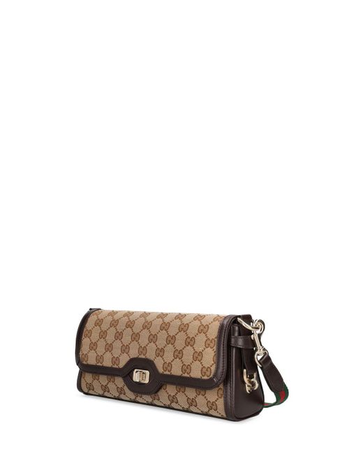 Gucci Brown gg Canvas Shoulder Bag