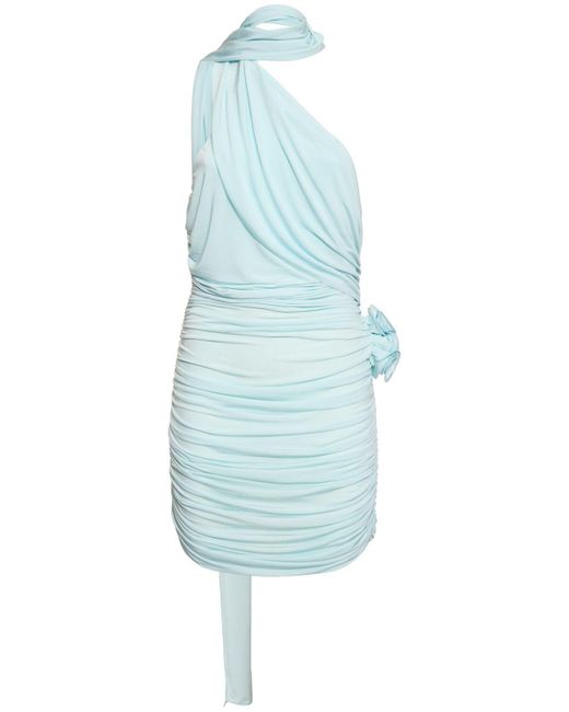 Magda Butrym Blue Mini Dress