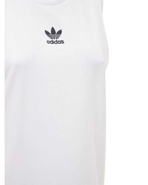 Débardeur Avec Logo adidas Originals en coloris Blanc - Lyst Débardeur Avec Logo adidas Originals en coloris Blanc - Lyst