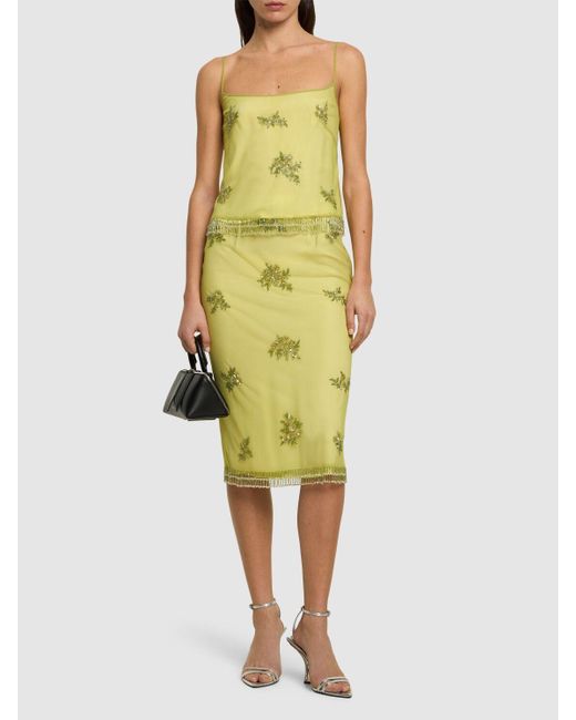 Donna Gonna di Blumarine in Yellow