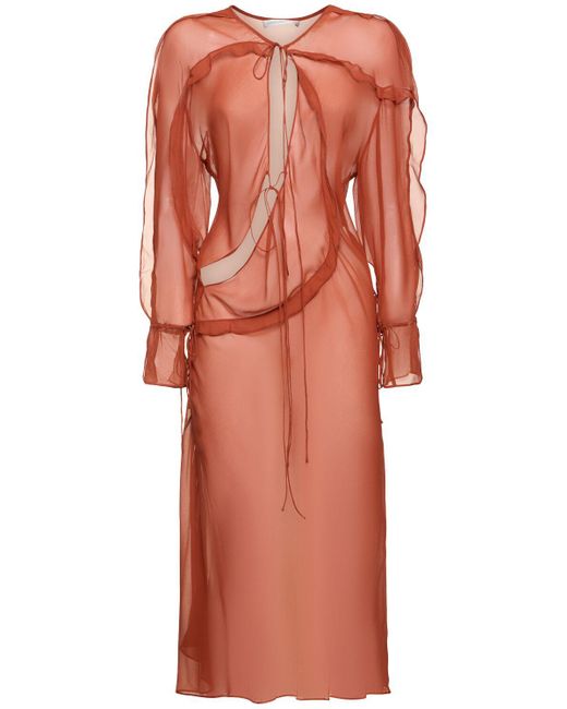 Christopher Esber シアードレス Orange