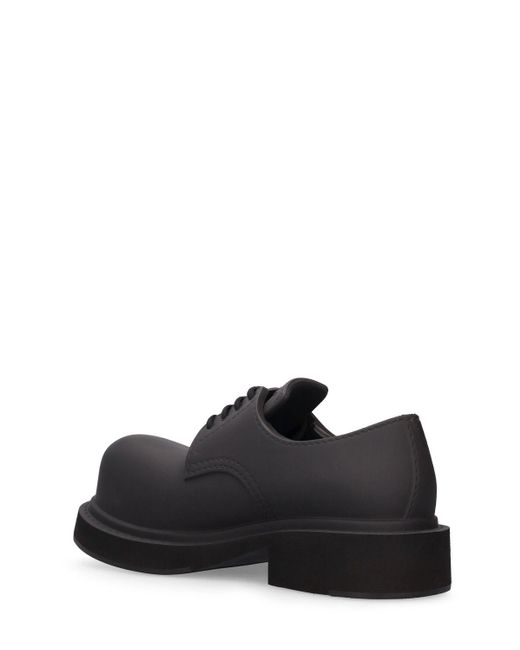 Balenciaga Black Steroid Derby Lace-Up Shoes for men