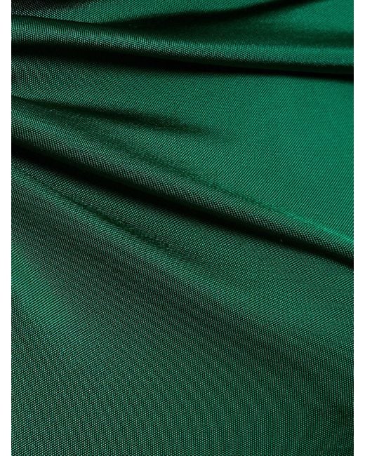 Top de viscosa con fruncido Victoria Beckham de color Green