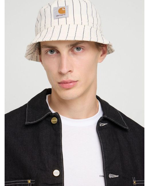 Uomo Cappello Bucket Hendry di Carhartt in White da Uomo