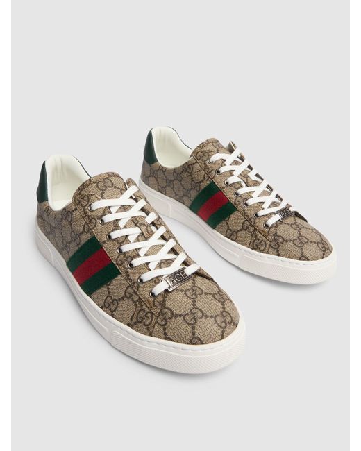Gucci Multicolor 30mm Ace Canvas Trainer Sneakers