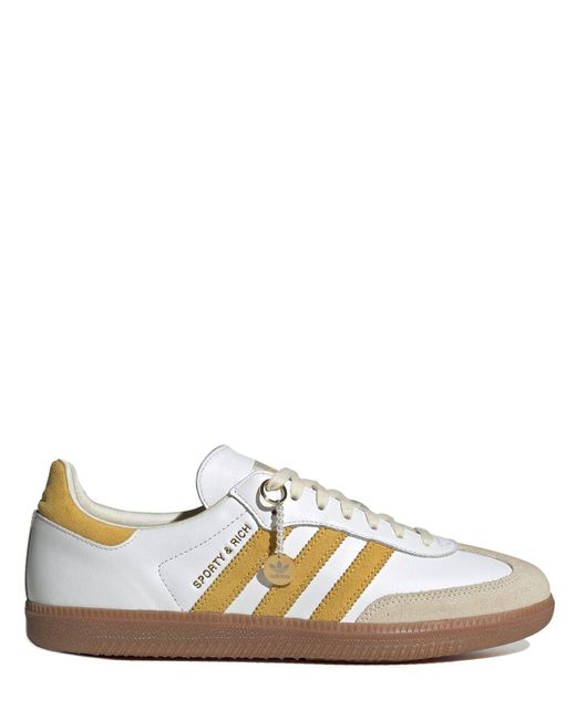 Adidas Originals White Sporty And Rich Samba Og Sneakers for men