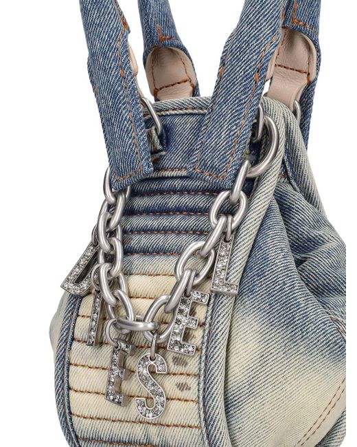 ハンドバッグ D-Vina-XXS Handbag Women's D-Vina-XXS - Slouchy micro bag in solarised denim