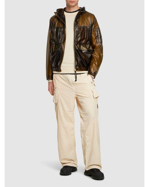 Pantalon cargo ample en nylon flatt C P Company pour homme en coloris Natural