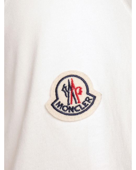 Cotton jersey t-shirt Moncler en coloris White