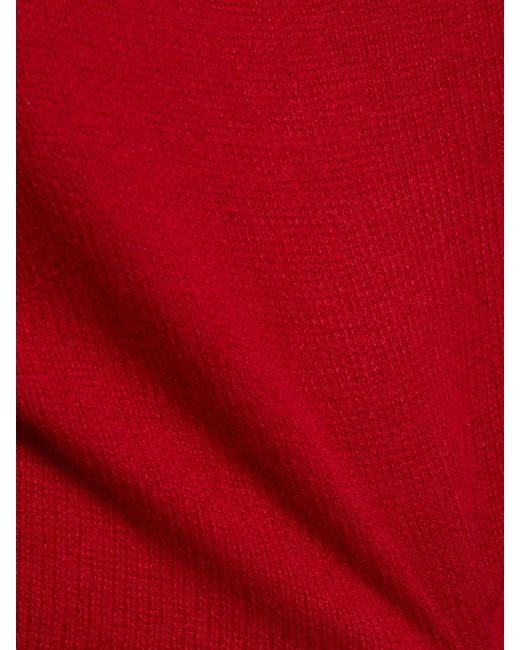 Weekend by Maxmara Red Scatola Cashmere Knit Sweater