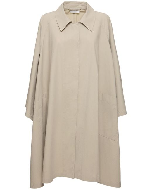 The Row Natural Trenchcoat Aus Baumwolle "leinster"