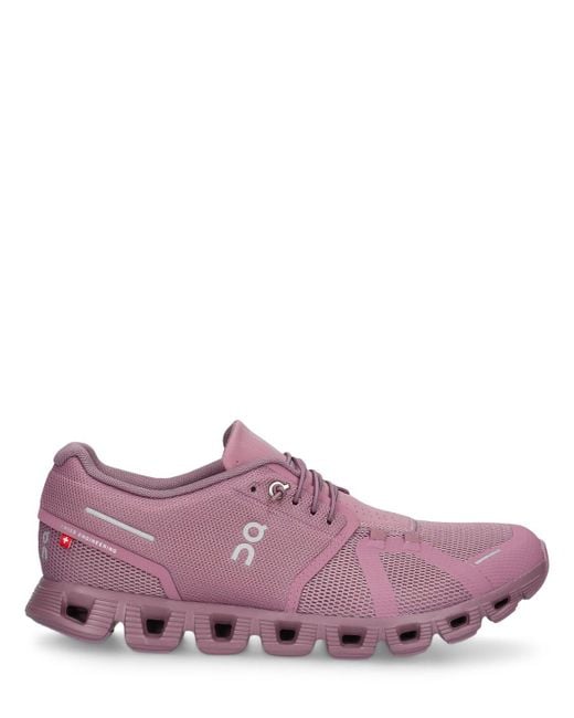 On Shoes Purple Sneakers "cloud 5"