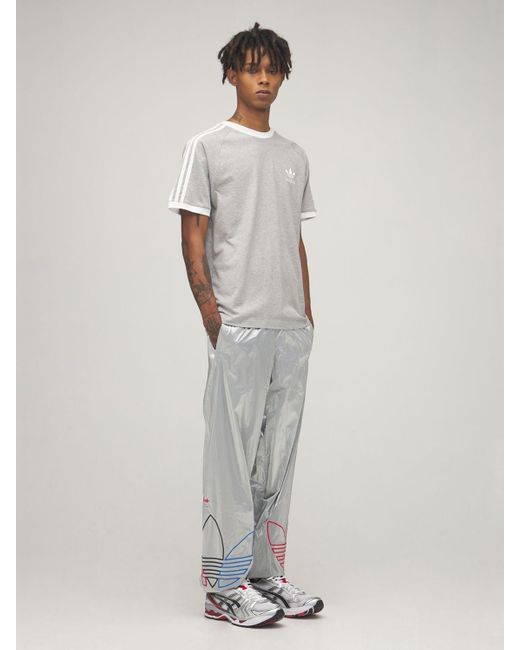 adidas Originals Primegreen Tricolor Track Pants in Silver (Metallic) for  Men - Lyst
