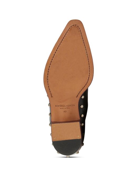 Bottega Veneta Black Ripley Leather Ankle Boots for men