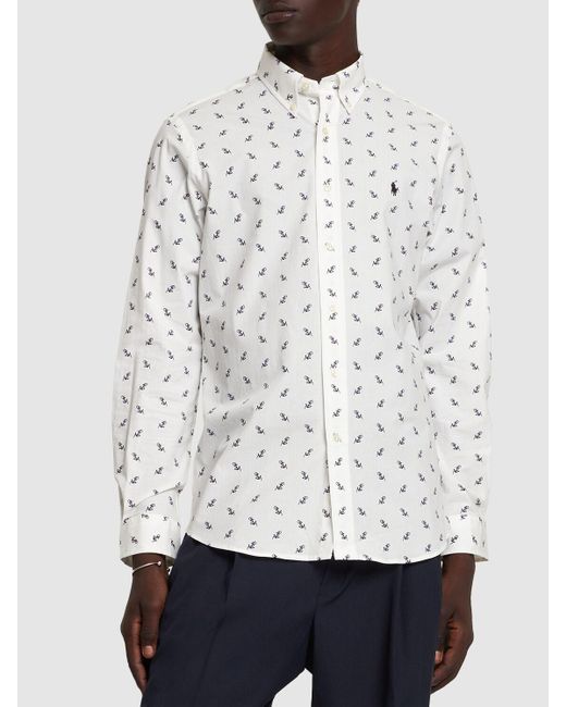 Polo Ralph Lauren Hemd Aus Stretch-baumwolle in White für Herren