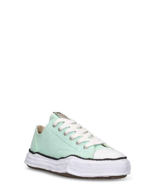 Baskets basses en toile peterson Maison Mihara Yasuhiro pour homme en coloris Green