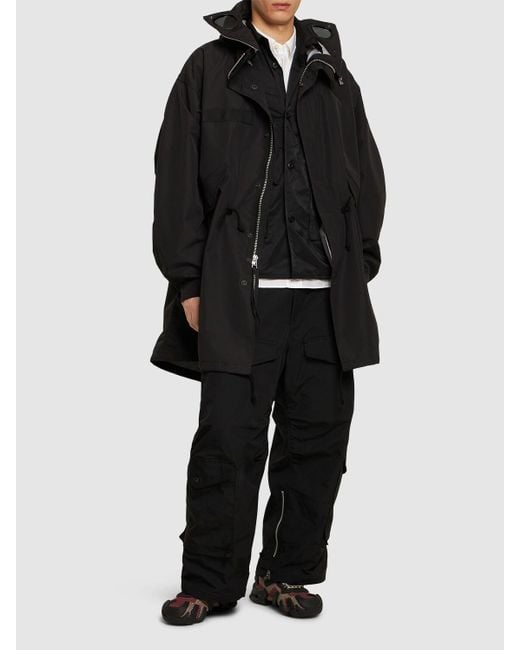 Parka en nylon c.p company x Junya Watanabe pour homme en coloris Black