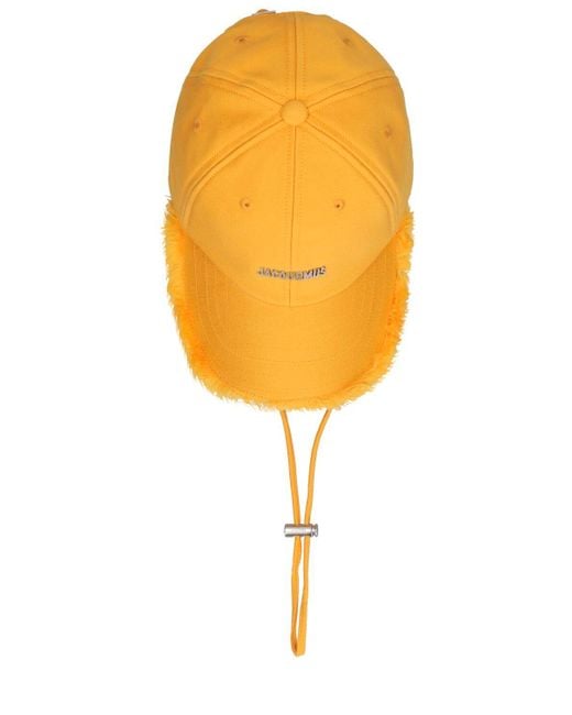Jacquemus Yellow La Casquette Artichaut Cotton Hat