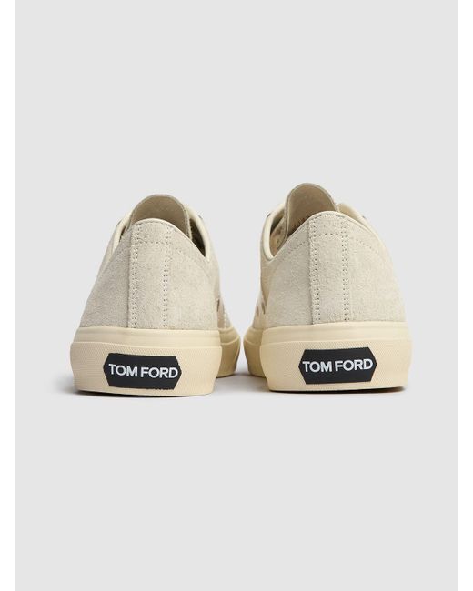 メンズ Tom Ford Cambridge スエードスニーカー Natural
