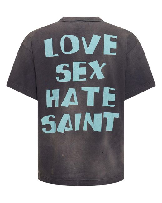 メンズ Saint Michael Shermer Academy X Saint Mx6 Tシャツ Gray