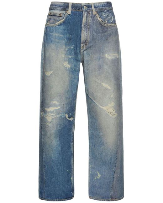 Our Legacy Digital Print Third Cut Denim Jeans in Blue for Men Lyst