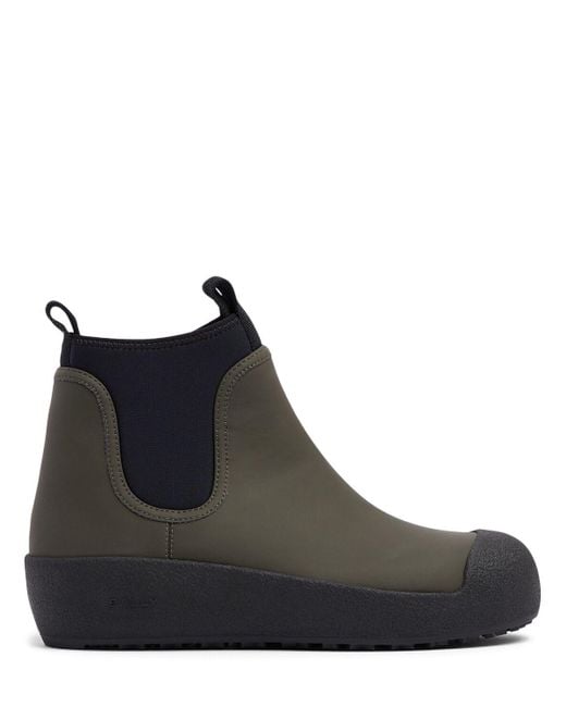 Stivali gadey ii in camoscio e gomma 30mm di Bally in Black