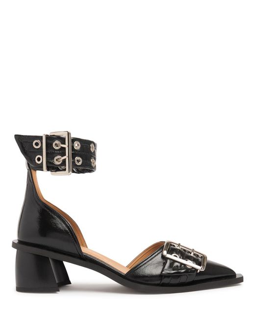 DECOLLETE WITH BUCKLE AND WIDE HEEL main image 0