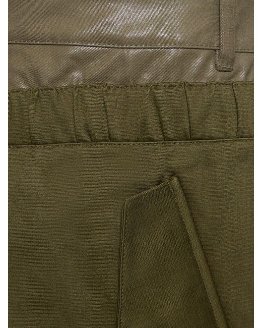 Pantaloni cargo raptor in cotone di ANDERSSON BELL in Green da Uomo