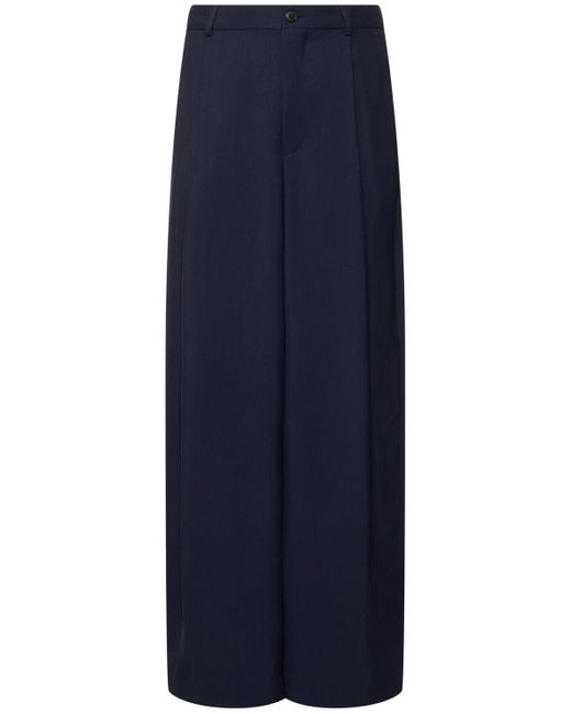 メンズ Dries Van Noten Pepper プリーツパンツ Blue