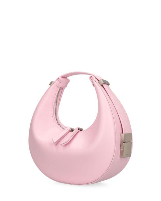 OSOI Pink Mini Toni Leather Top Handle Bag