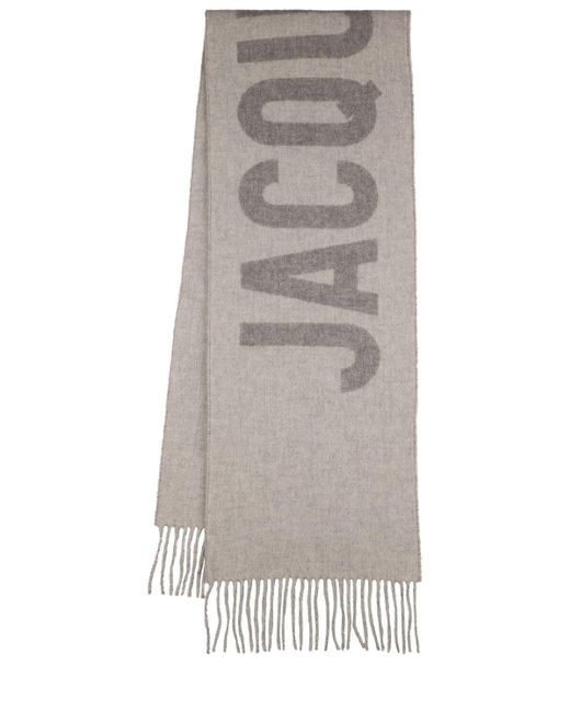 メンズ Jacquemus L'echarpe ウールストール Gray