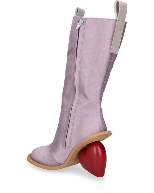 Yume Yume Purple 90mm Love Tall Boots