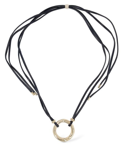 Isabel Marant Black Orion Collar Necklace