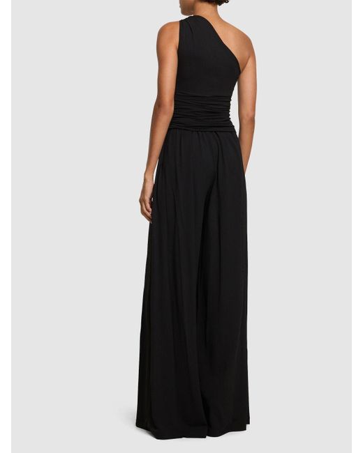 Michael Kors ワンショルダージャージージャンプスーツ Black
