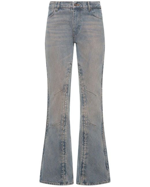 Jeans de denim con aberturas Y. Project de color Gray