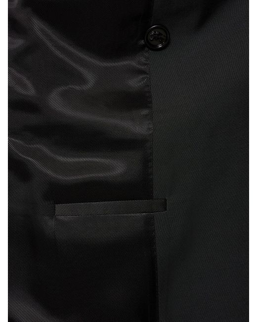 Burberry Black Tailored Wool Blazer for men