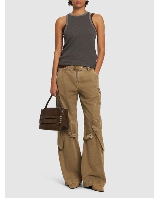 【Acne Studios】Potinal casual cargo jeans Acne Studios Potinal Casual Cargo Jeans in Natural | Lyst