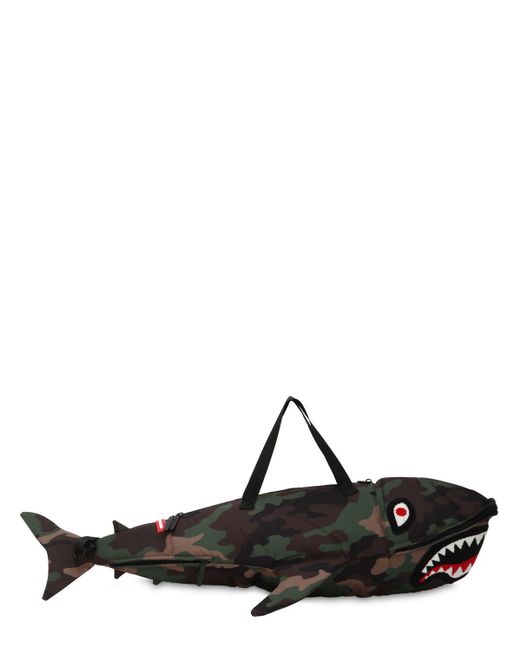 Bolso De Gimnasio Con Forma De Tiburón Sprayground de hombre de color Black