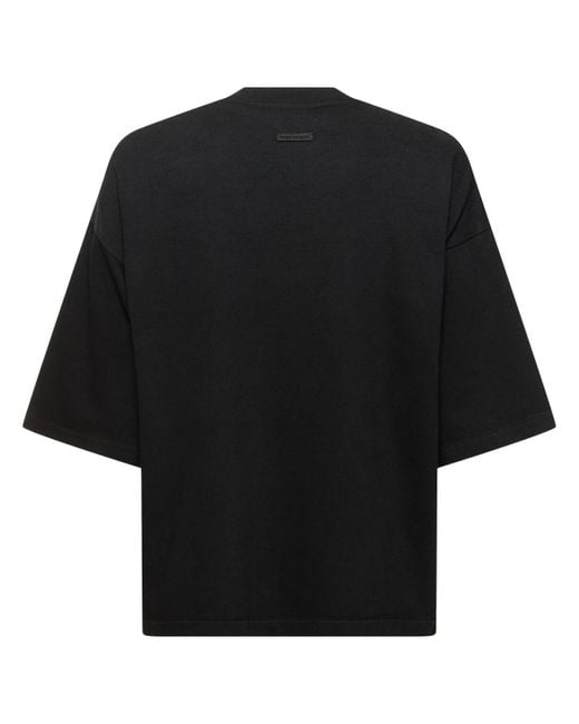 T-shirt airbrush 8 ss di Fear Of God in Black da Uomo