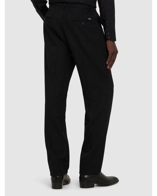 メンズ DSquared² ツータックテーラードパンツ Black