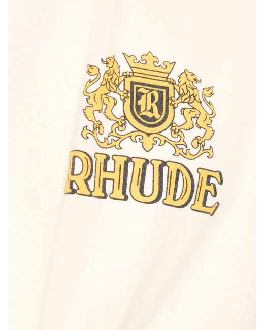 Rhude Natural Cresta Cigar T-shirt for men