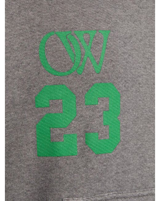 Sweat-shirt en coton à capuche 23 varsity skate Off-White c/o Virgil Abloh pour homme en coloris Gray