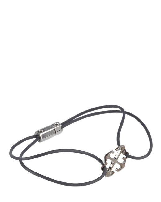 Off-White c/o Virgil Abloh Metallic Arrow Cable Brass Bracelet for men