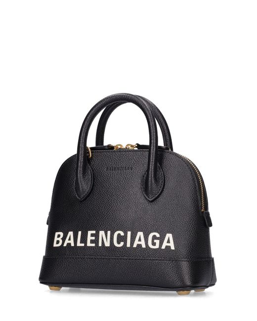 Balenciaga black ville xxs tote bag