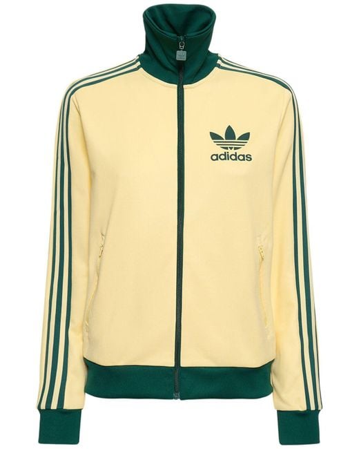 Adidas Originals Yellow Trainingsjacke Aus Technostoff "beckenbauer"